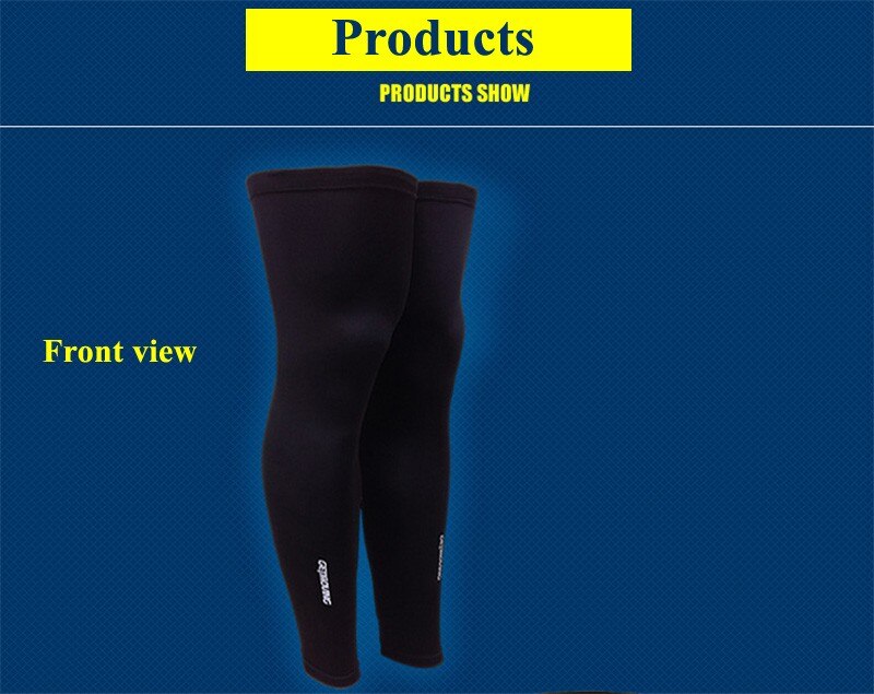 Windproof Elastic Design Cycling Leg Warmers