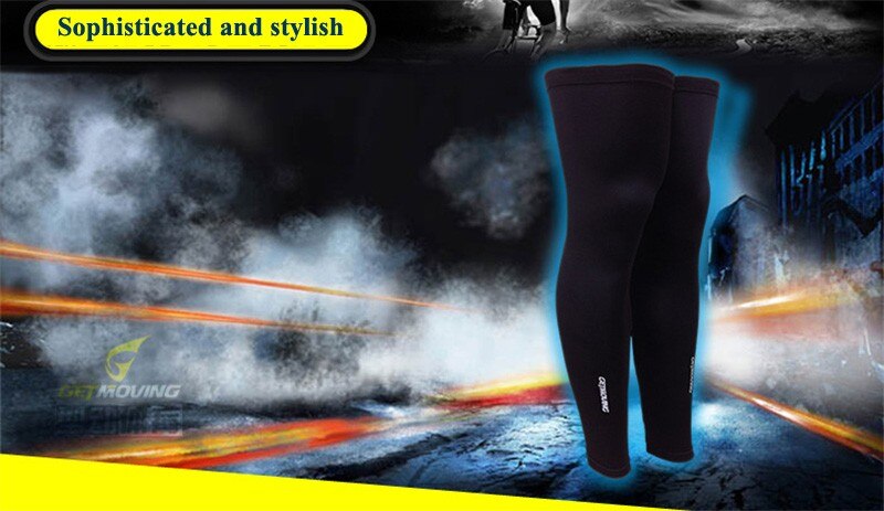 Windproof Elastic Design Cycling Leg Warmers