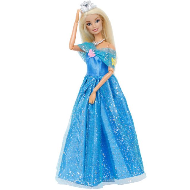 Barbie Princess in Dress Doll Toy for Kids - Aalamey