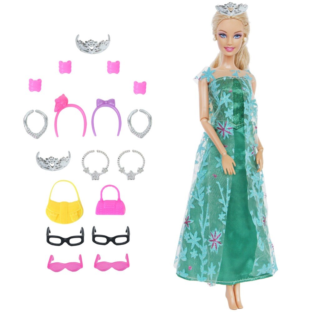 Barbie Princess in Dress Doll Toy for Kids Dolls Accessories Kid's Toys Toys 