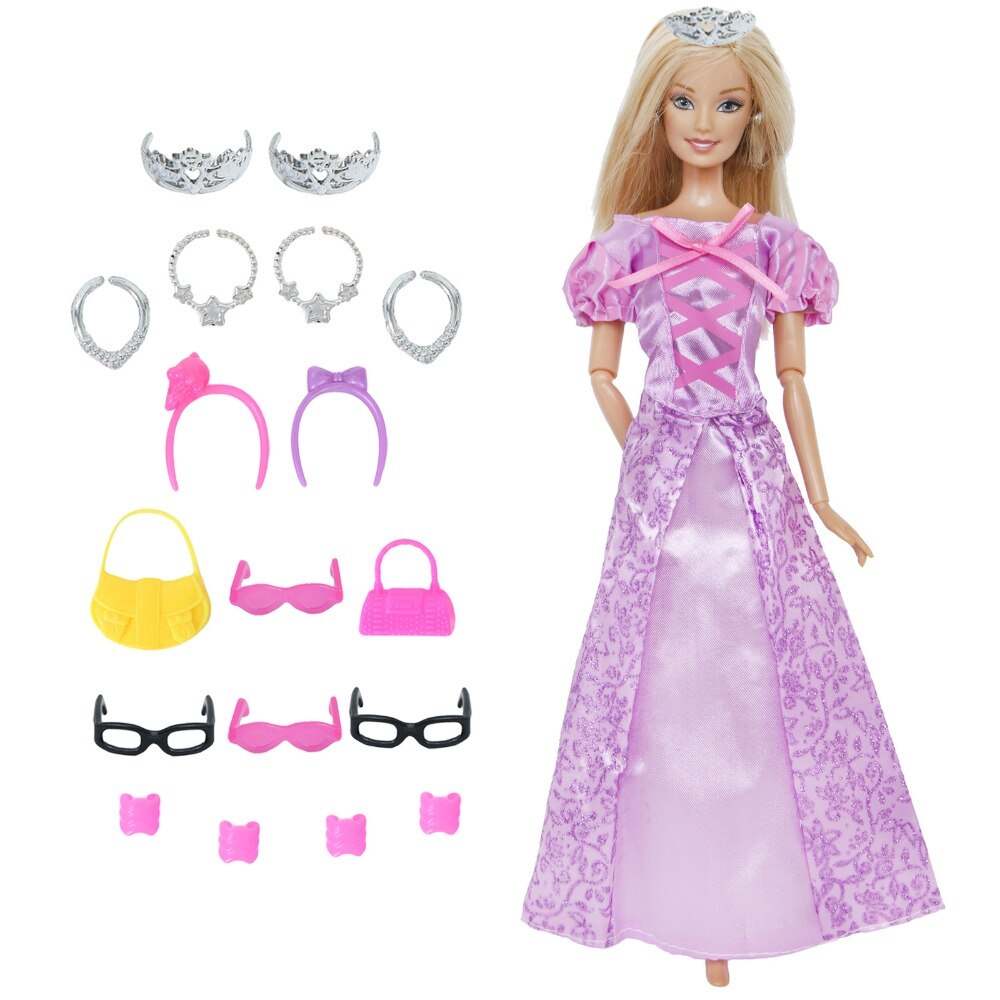 Barbie Princess in Dress Doll Toy for Kids Dolls Accessories Kid's Toys Toys 