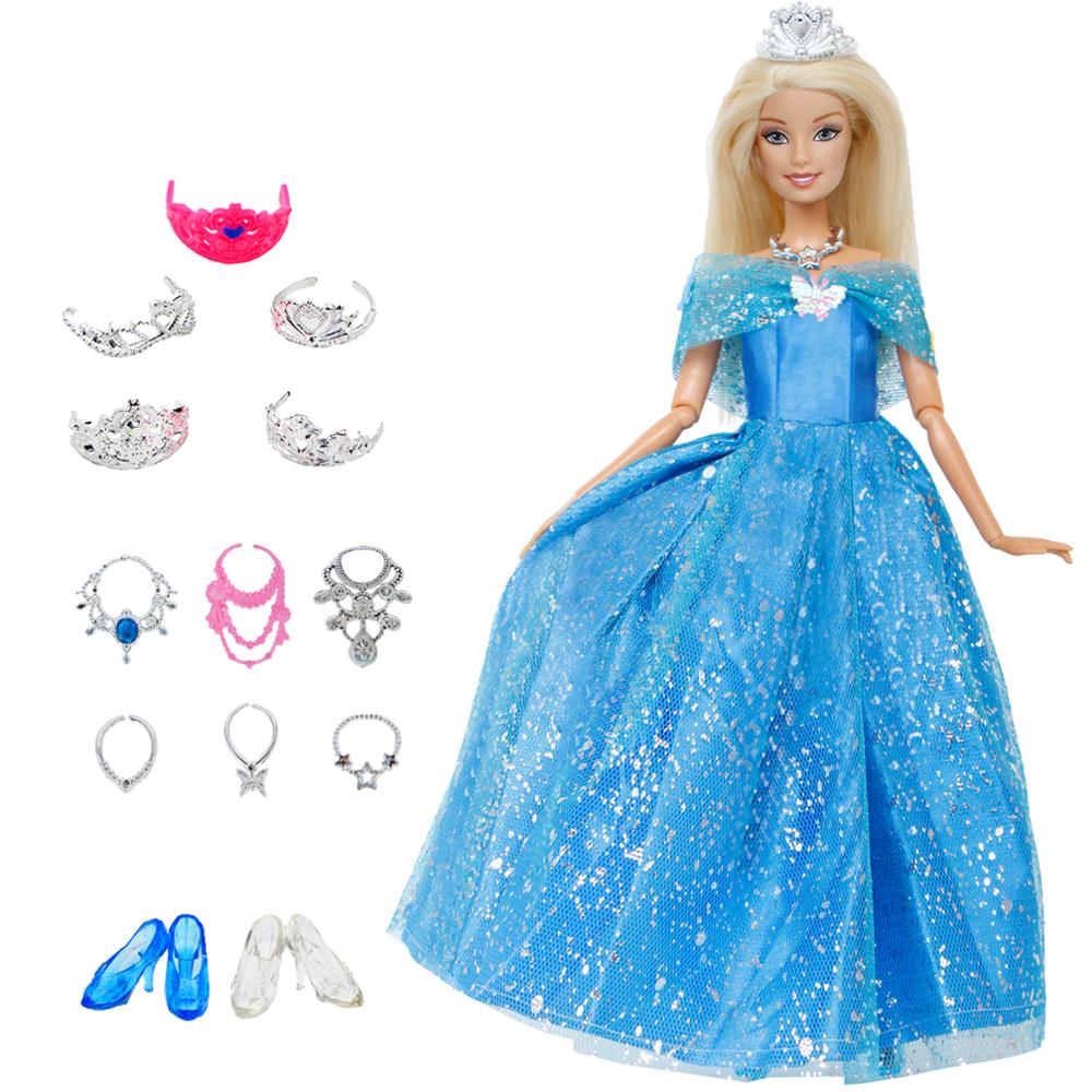 Barbie Princess in Dress Doll Toy for Kids Dolls Accessories Kid's Toys Toys 