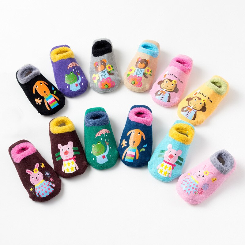 Cartoon Slip-Resistant Floor Socks for Kids