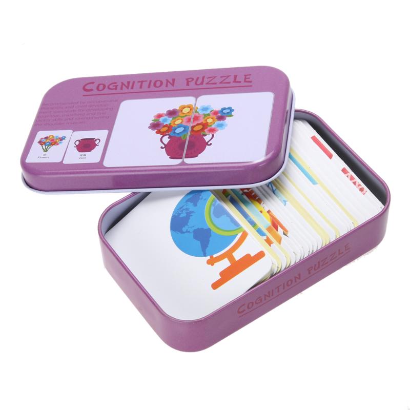 Cognition Puzzled Card Set for Babies Puzzles & Magic Cubes Toys 