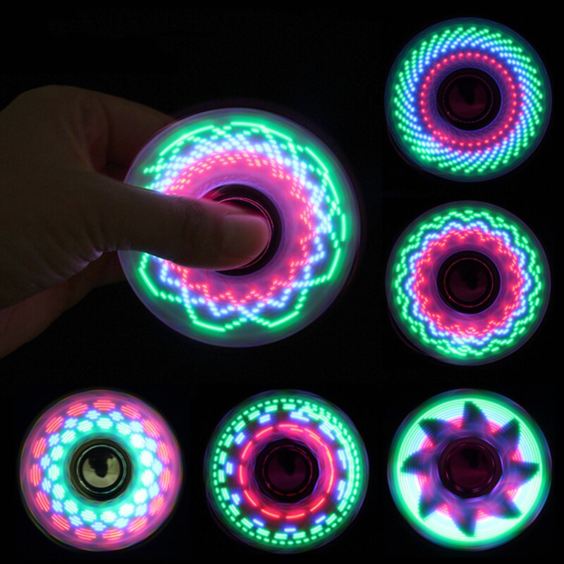 Colorful Glowing LED Fidget Spinner