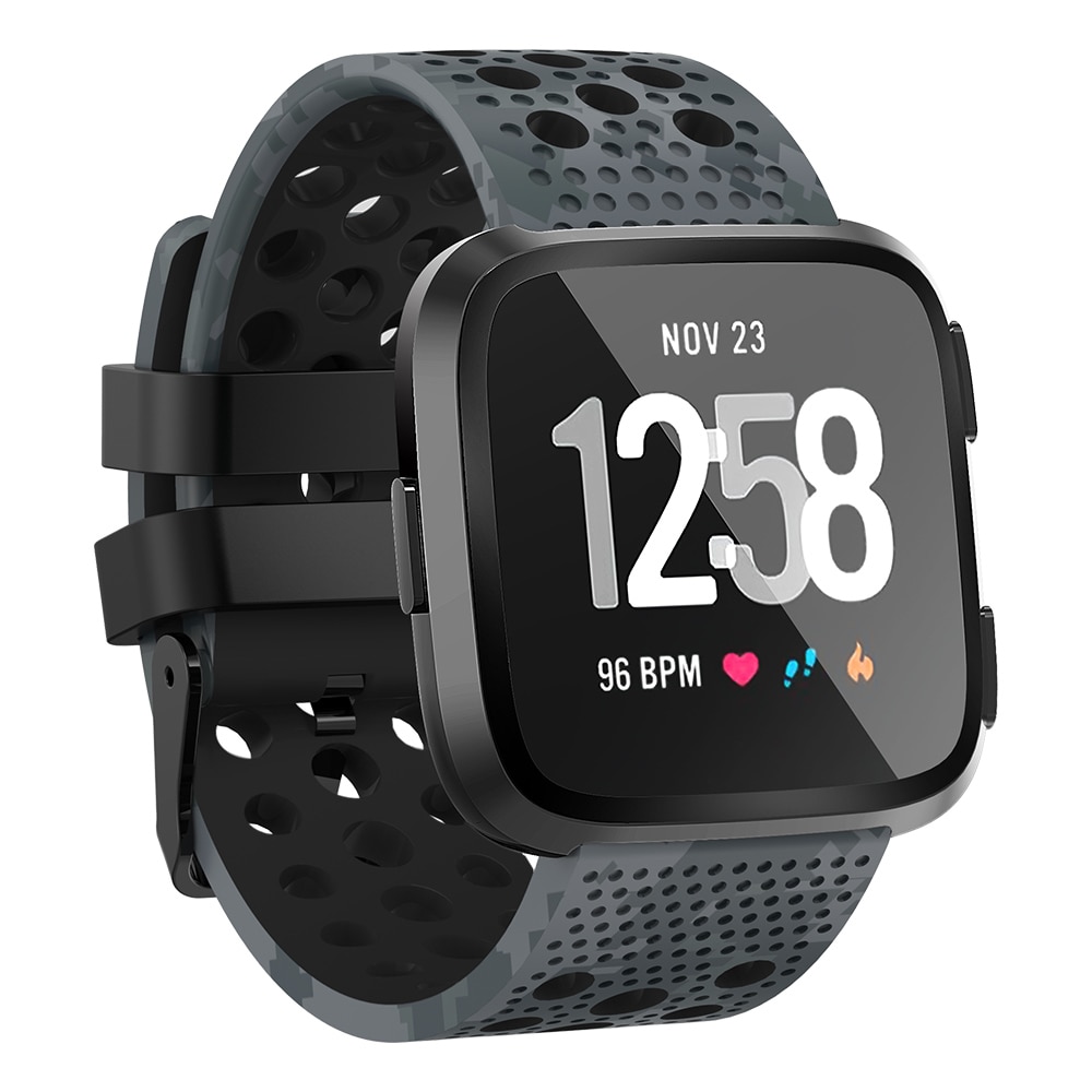 Colorful Ventilated Silicone Band for FitBit Versa