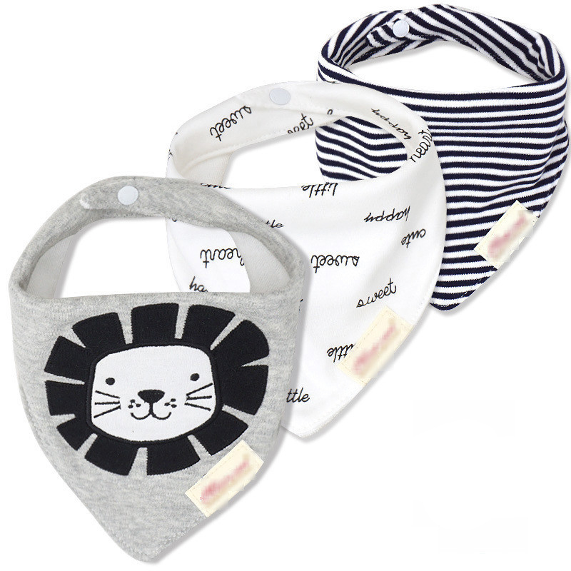 Colorful Waterproof Baby Bibs 3 pcs Set