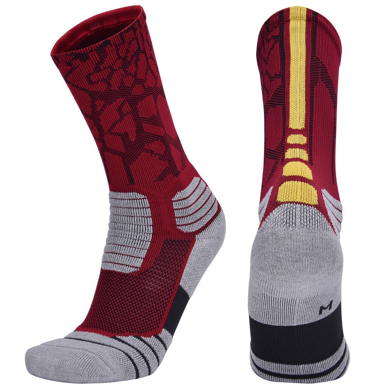 Cracks Print Sports Socks