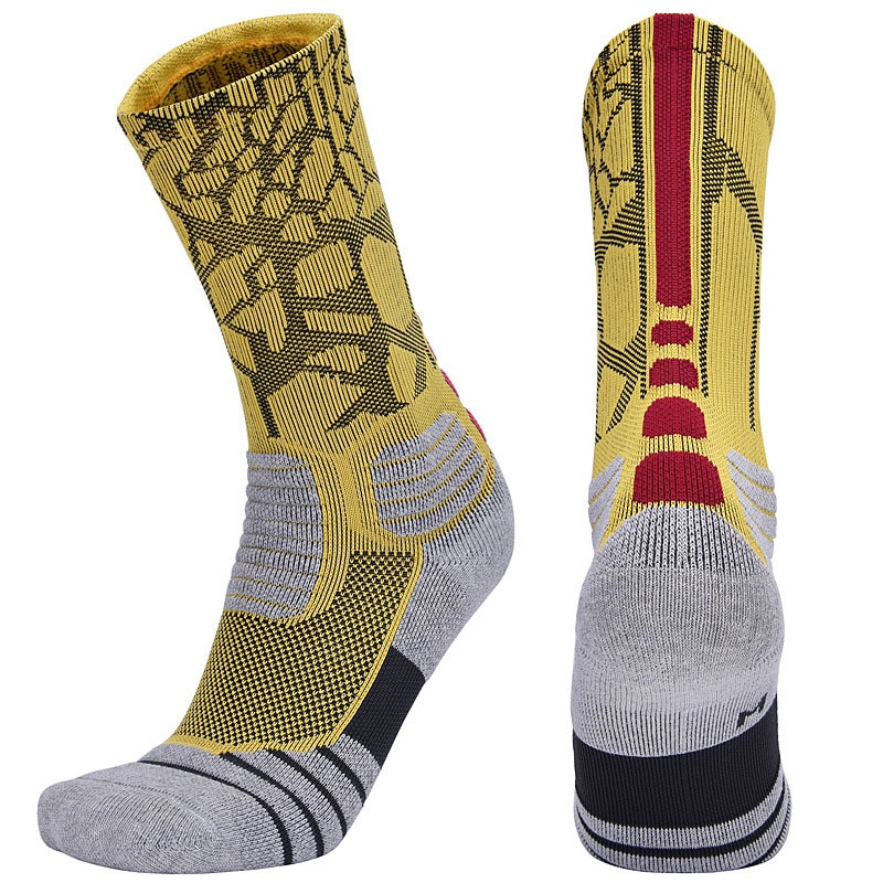 Cracks Print Sports Socks