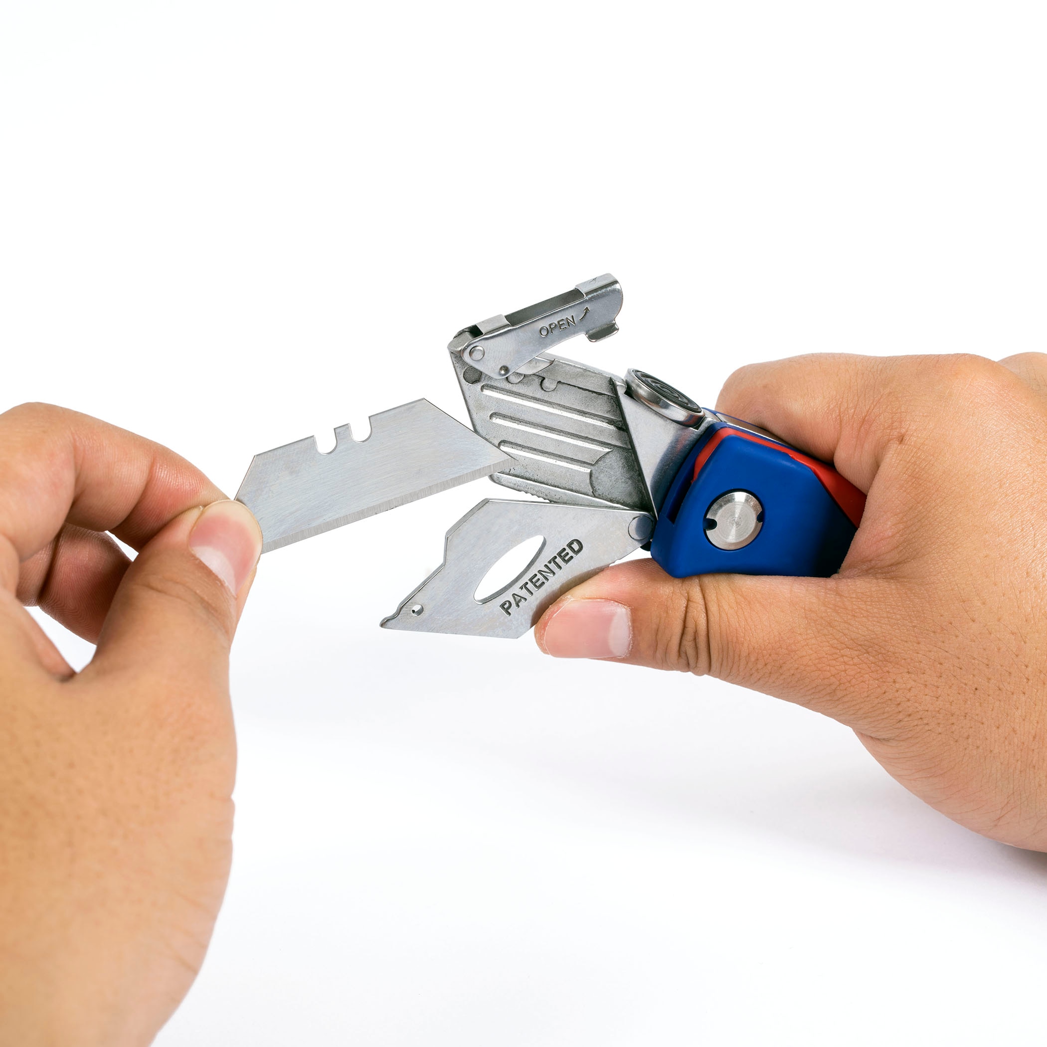 Folding Utility Knife with Blade Compartment Folding Utility Knife with Blade Compartment