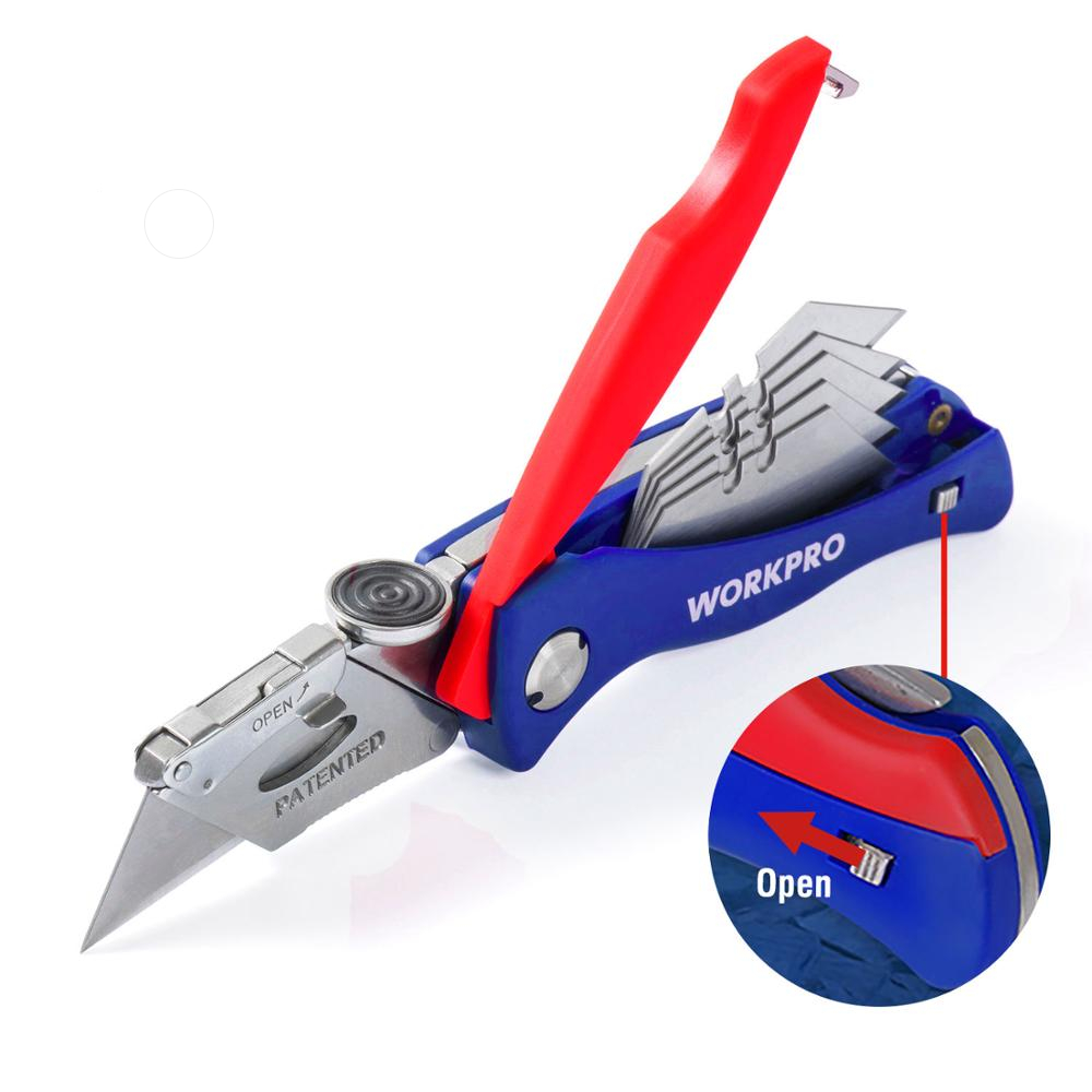 Folding Utility Knife with Blade Compartment Hand Tools Home Improvement & Tools Folding Utility Knife with Blade Compartment Hand Tools Home Improvement & Tools