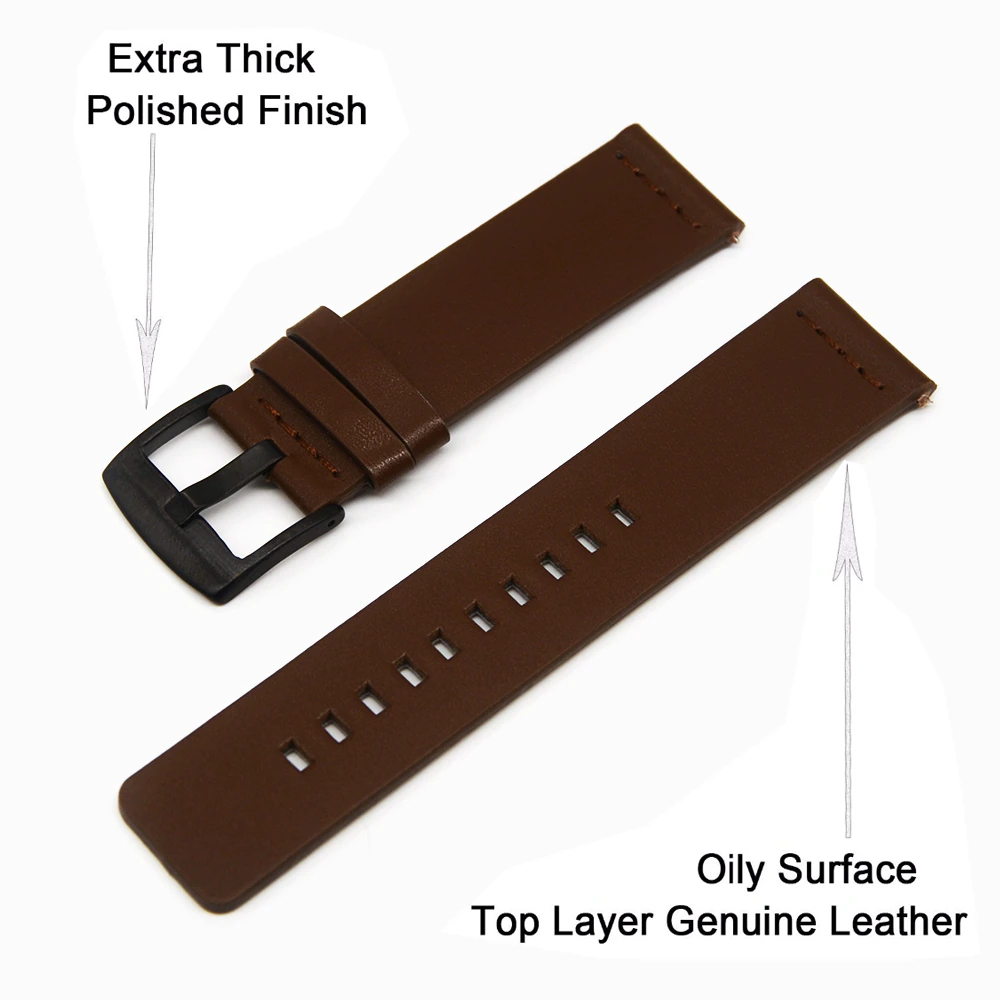 Genuine Leather Watch Band for Samsung Galaxy Watch Smart Accessories Smart Electronics 