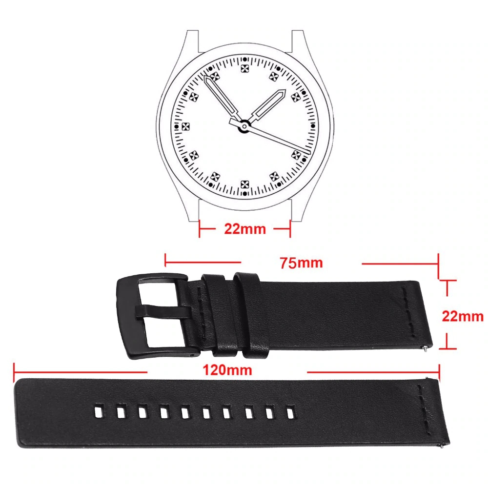 Genuine Leather Watch Band for Samsung Galaxy Watch Smart Accessories Smart Electronics 