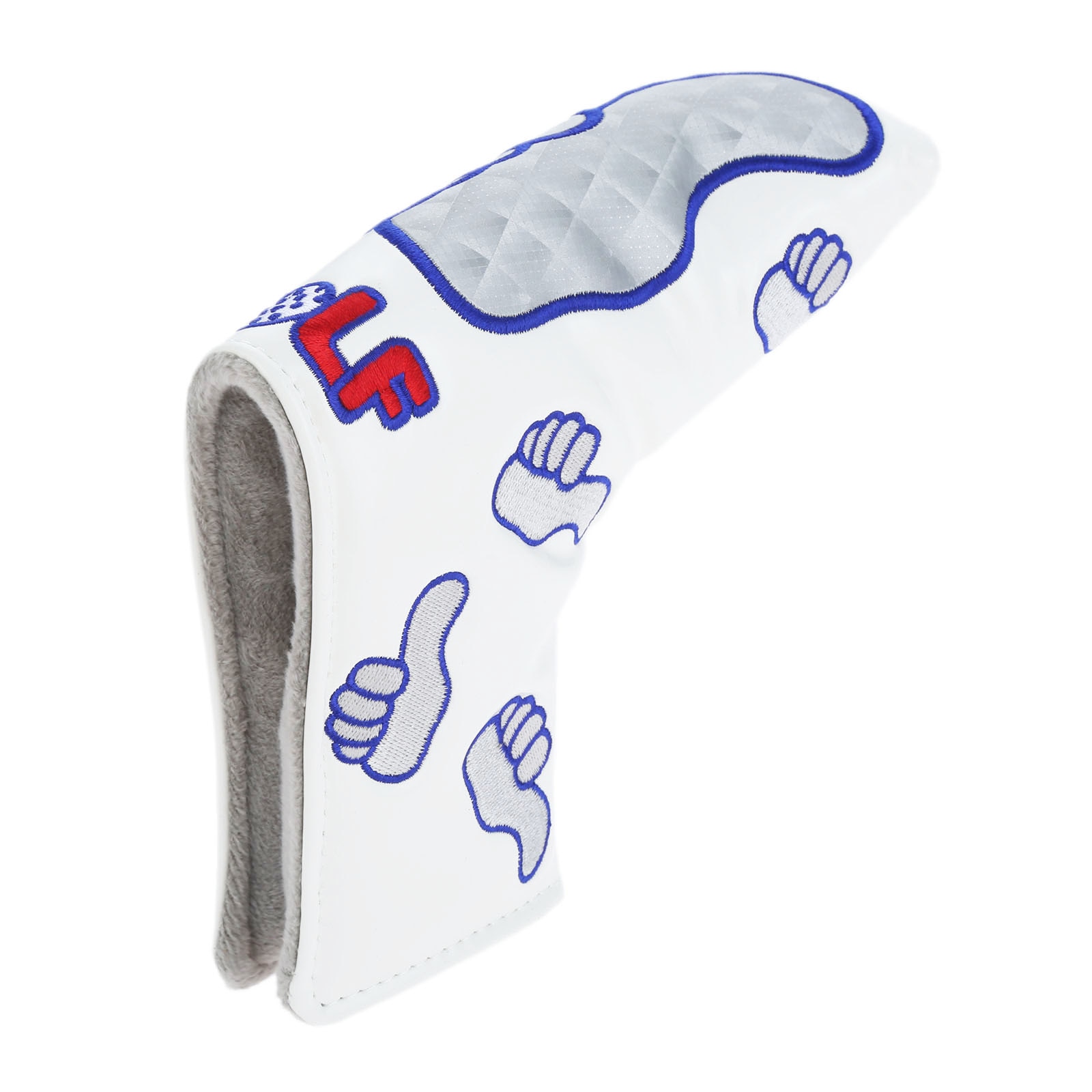 Great Thumb Patterned PU Leather Golf Club Head Cover