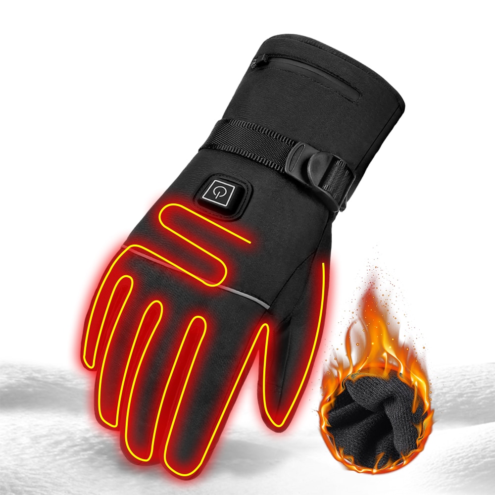 Heated Waterproof Motorcycle Gloves Gloves Men Sport Clothing Sports 