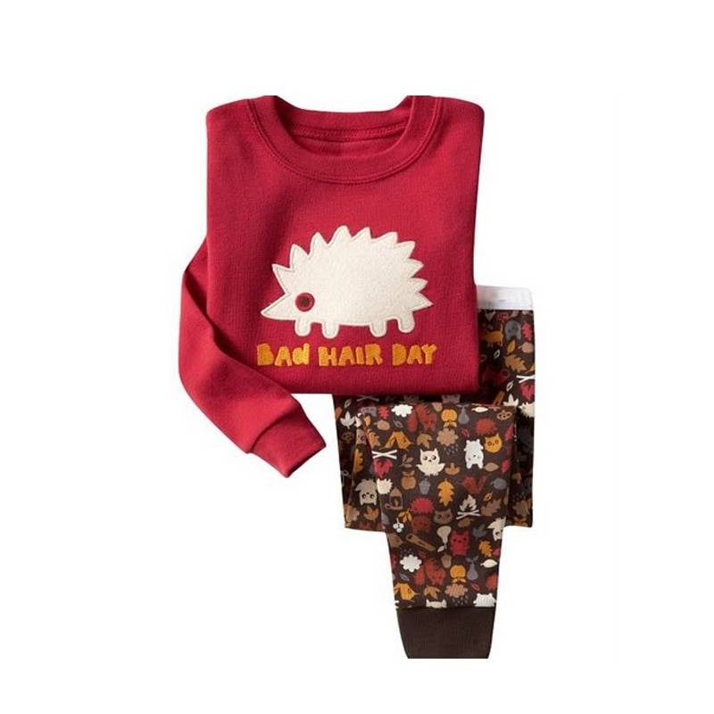 Kid's Colorful Printed Cotton Pajamas