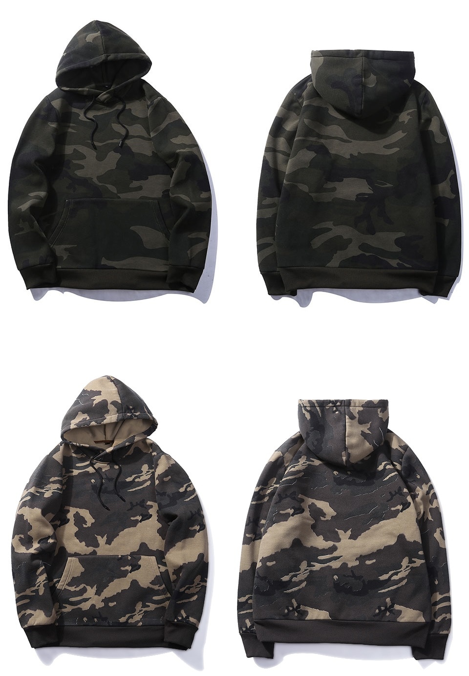 Men's Camouflage Hooded Sweatshirt