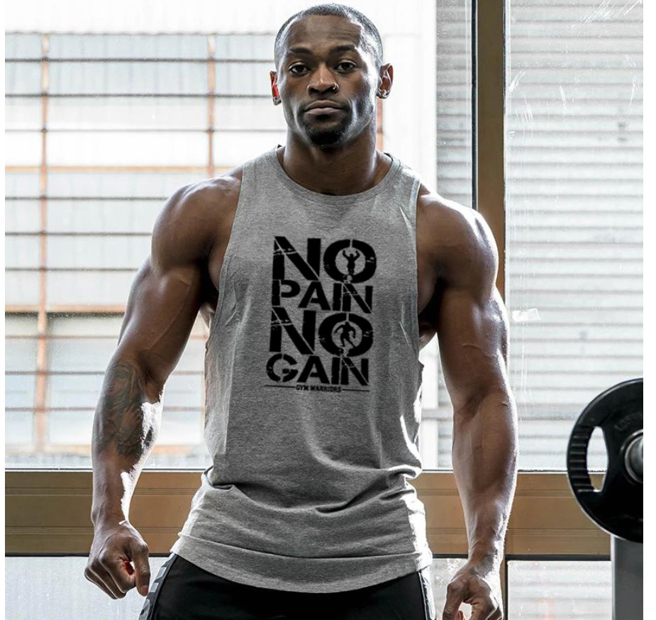 Men's No Pain No Gain Tank Top Men Sport Clothing Sports Tops & T-Shirts 