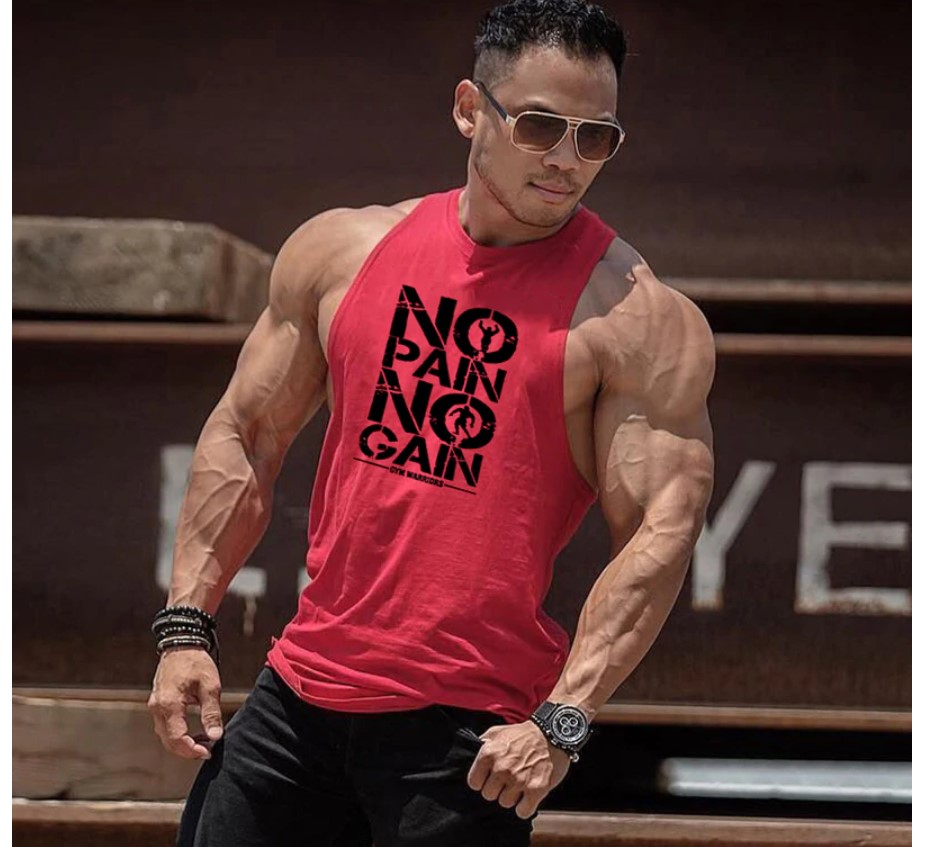 Men's No Pain No Gain Tank Top Men Sport Clothing Sports Tops & T-Shirts 