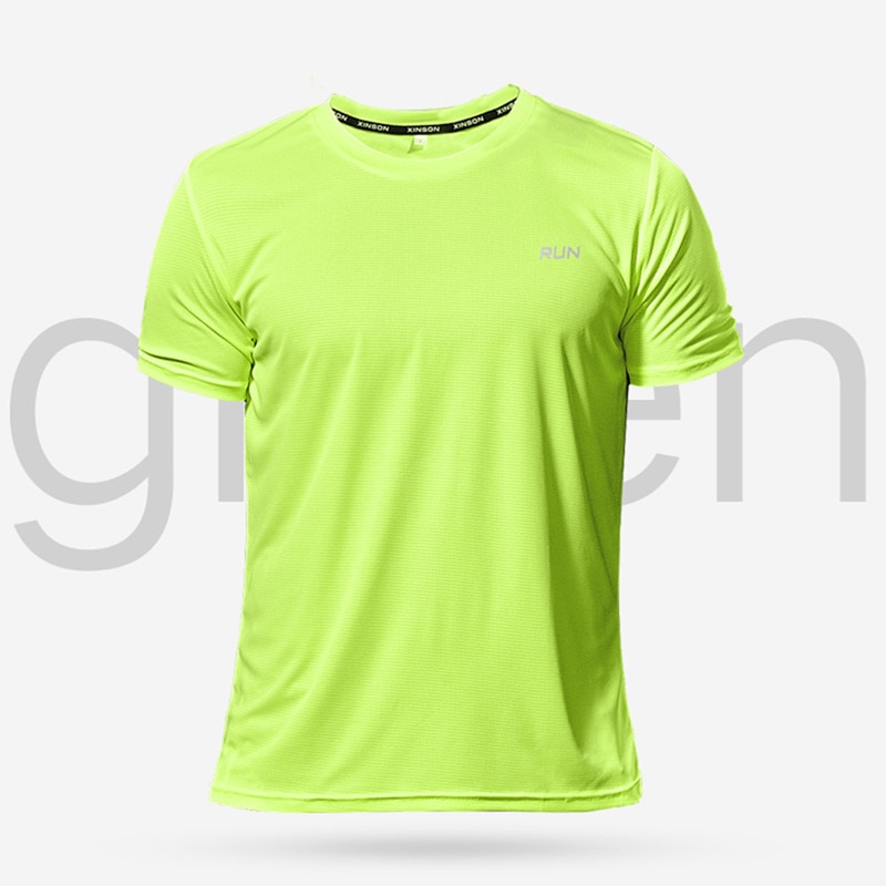 Men's Solid Color Quick Dry T-Shirt Men Sport Clothing Sports Tops & T-Shirts 