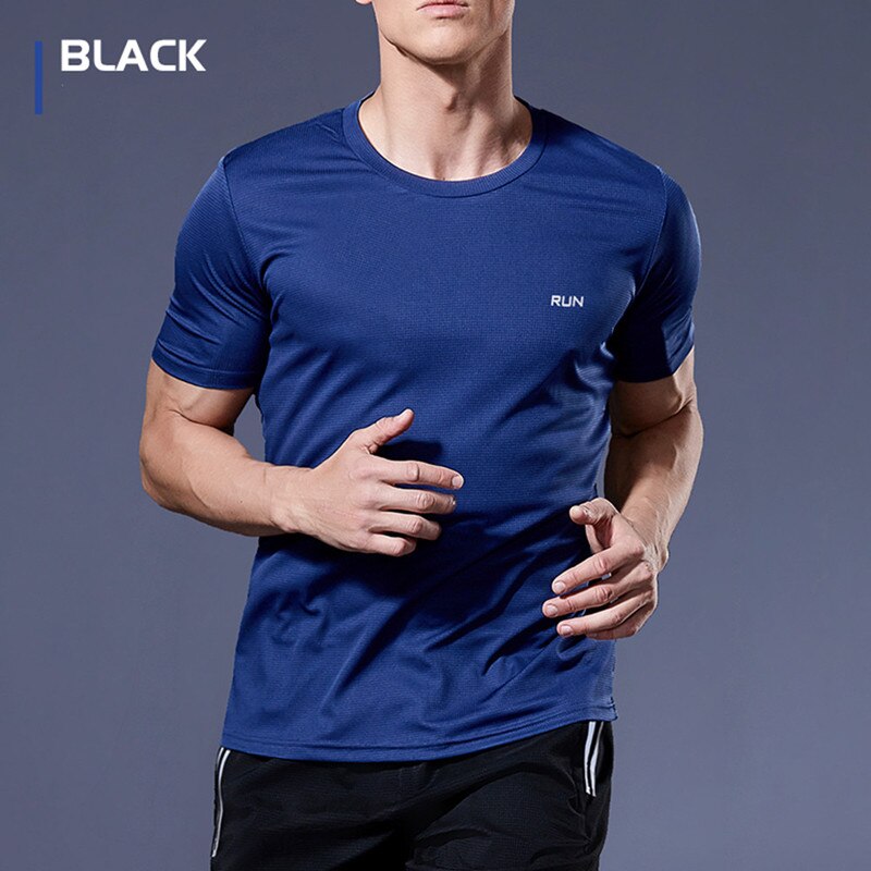 Men's Solid Color Quick Dry T-Shirt