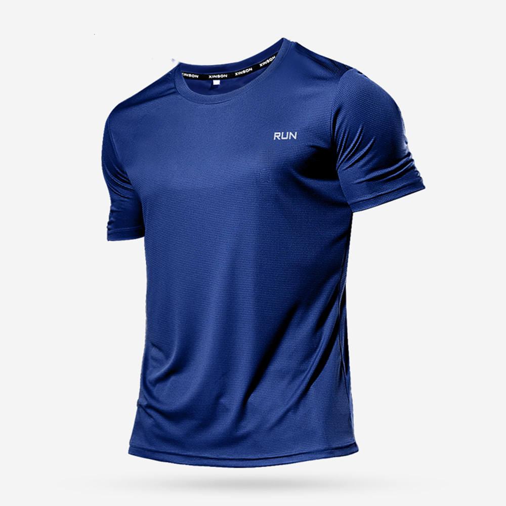 Men's Solid Color Quick Dry T-Shirt Men Sport Clothing Sports Tops & T-Shirts 