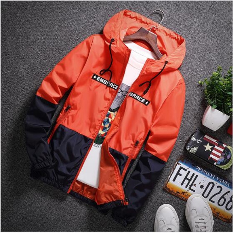 Men's Sport Embrace Printed Hooded Jacket