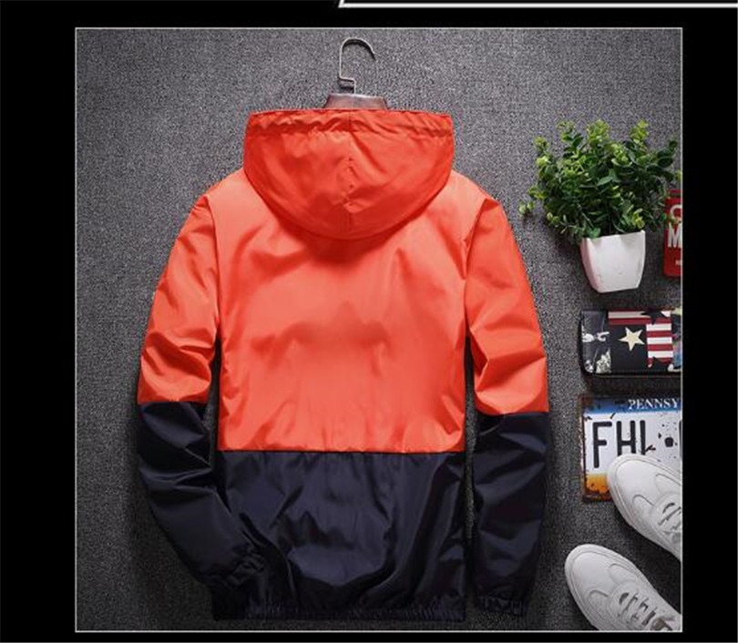 Men's Sport Embrace Printed Hooded Jacket