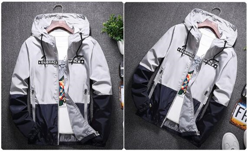 Men's Sport Embrace Printed Hooded Jacket