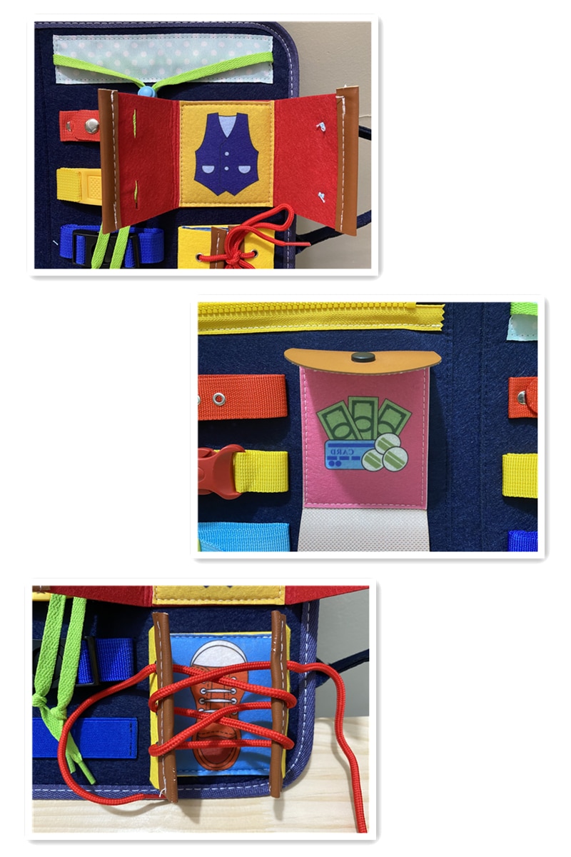 Montessori Busy Board Early Educational Toy for Kids Montessori Busy Board Early Educational Toy for Kids