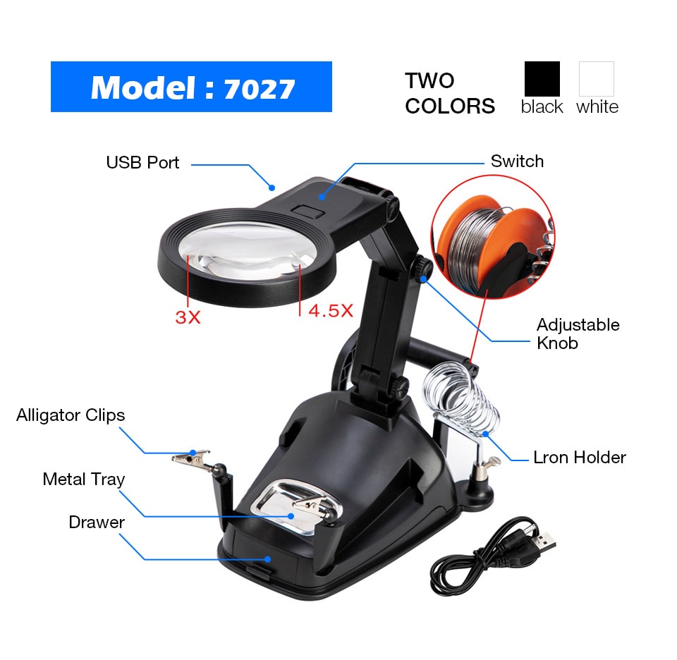 Professional Welding Tool with Illuminated LED Glasses