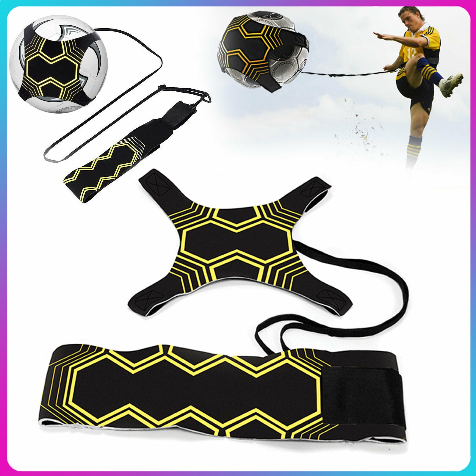 Star Kick Trainer Set Equipment Soccer & Football Sports 