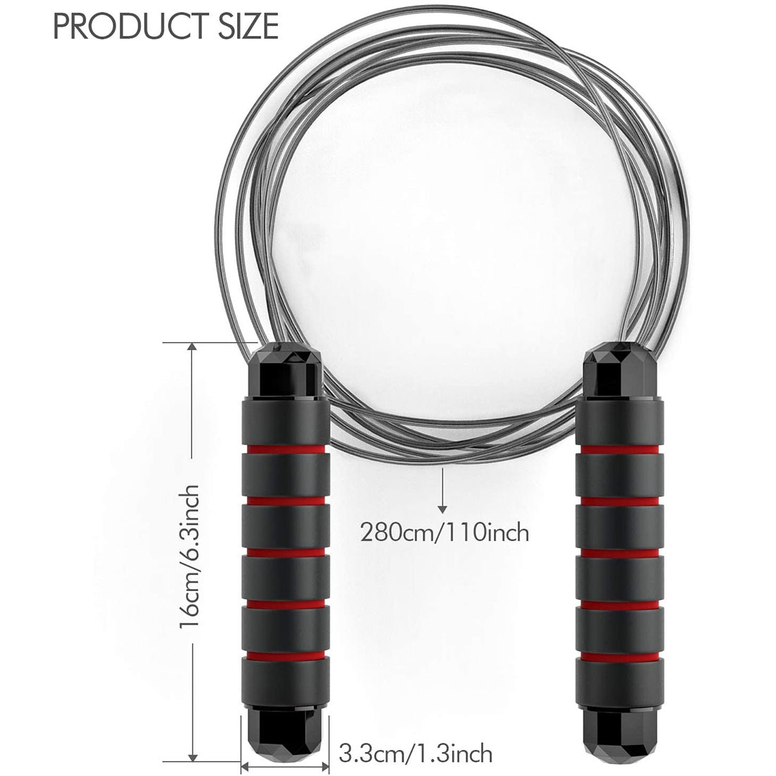 Tangle-Free Jump Rope Fitness Equipment Jump Ropes Sports 