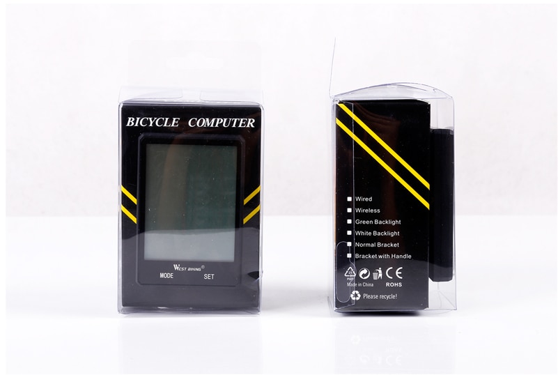 Wireless Waterproof Cycling Computer With Light