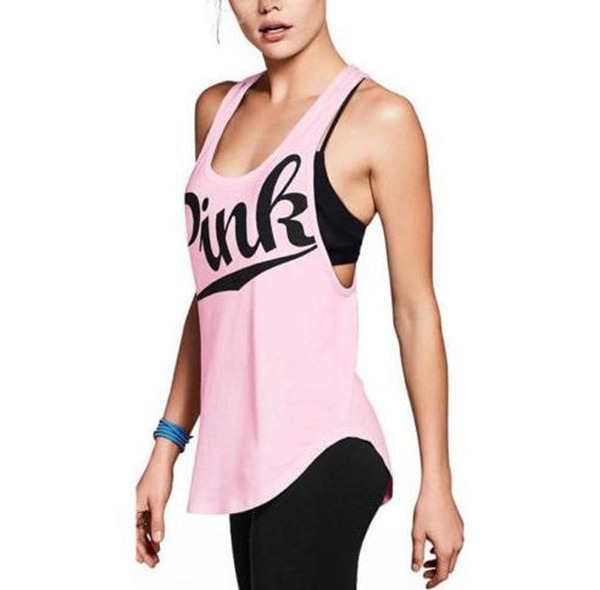 Women's Loose Fitness Sleeveless Top Sports Tops & T-Shirts Women Sport Clothing 