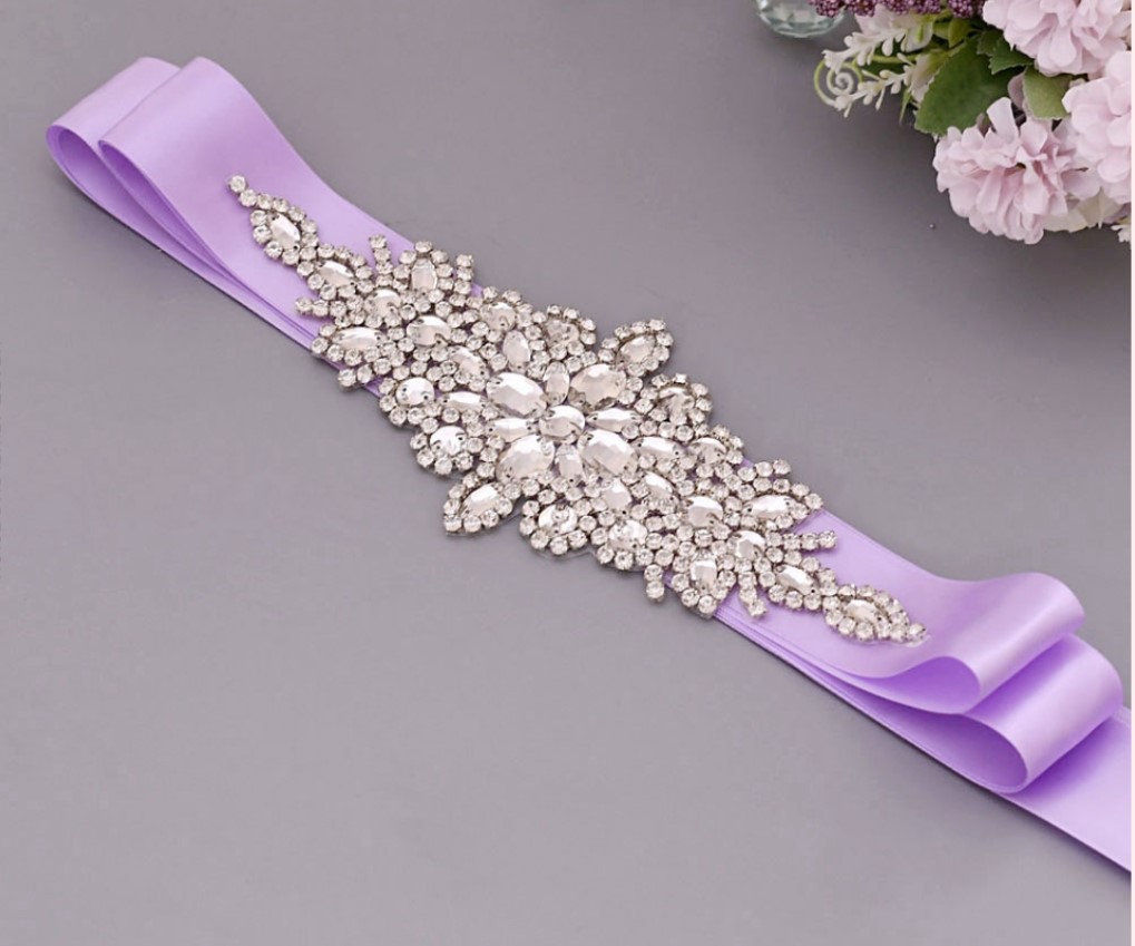 Women's Rhinestone Bridal Belt