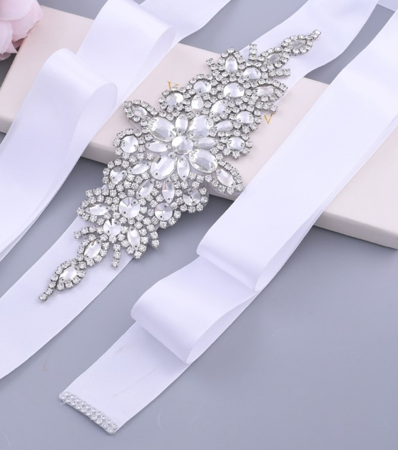 Women's Rhinestone Bridal Belt