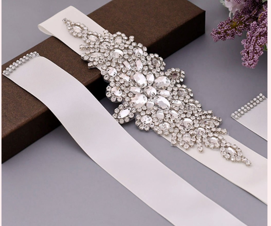 Women's Rhinestone Bridal Belt