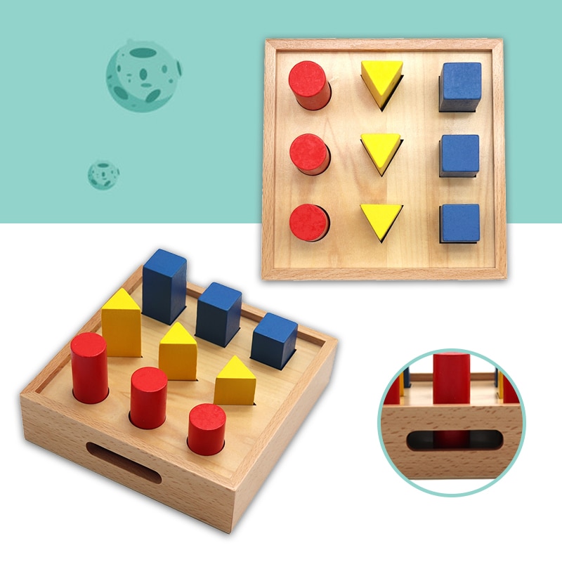 Wooden Geometric Memory Puzzle For Baby Puzzles & Magic Cubes Toys 