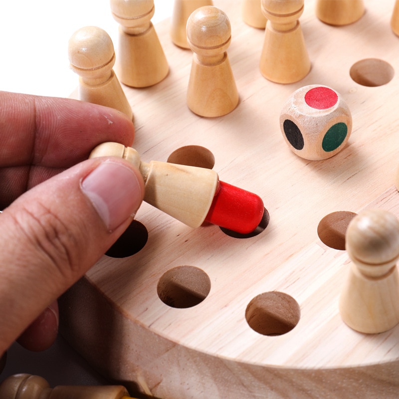 Wooden Geometric Memory Puzzle For Baby