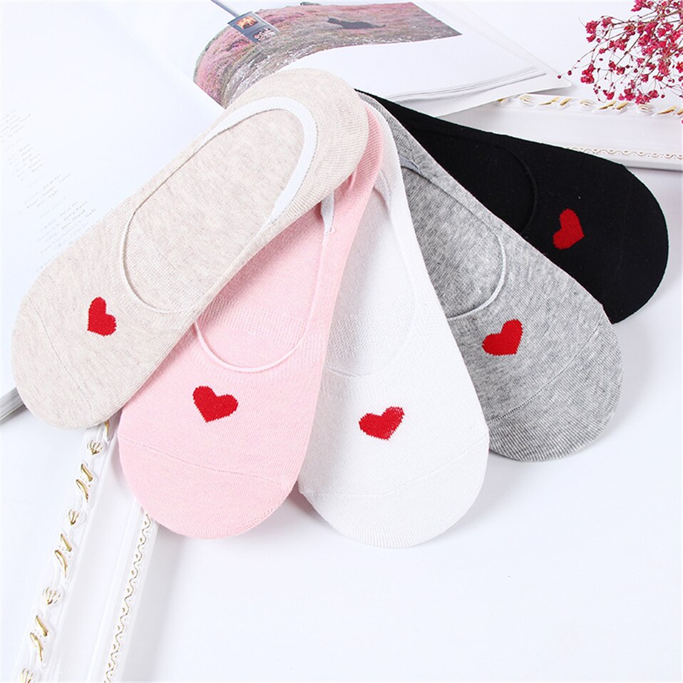 Women's Lovely Animals Print Socks 5 Pairs Set