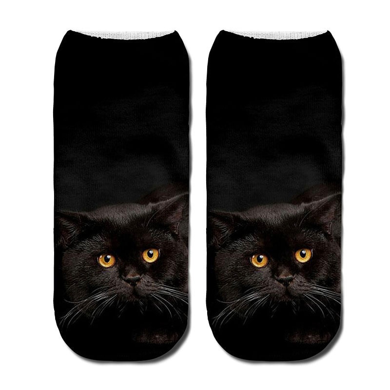 Women's 3D Cat Print Socks