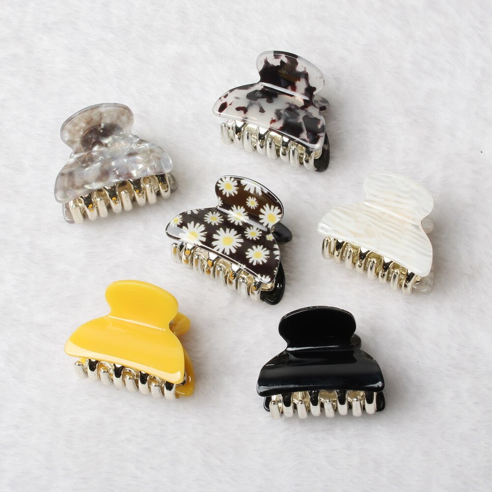 Women's Colorful Mini Hair Clips Set