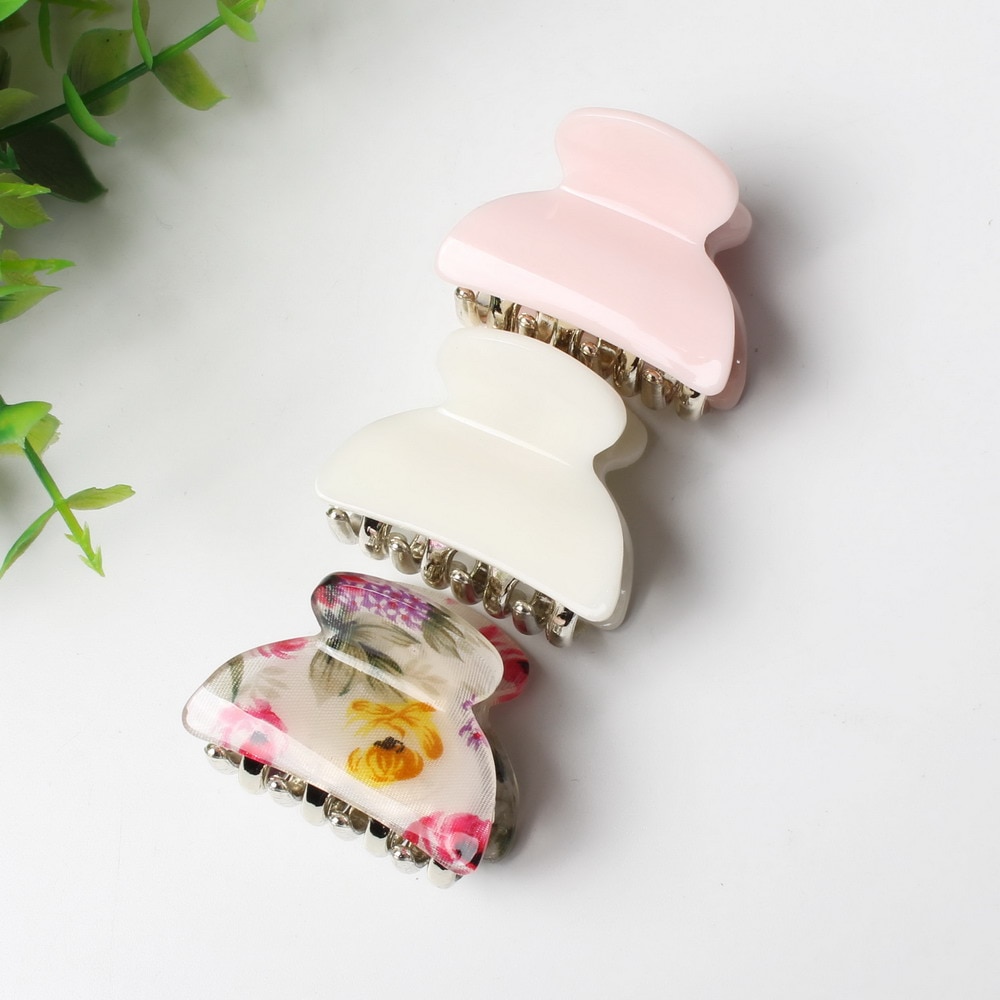 Women's Colorful Mini Hair Clips Set