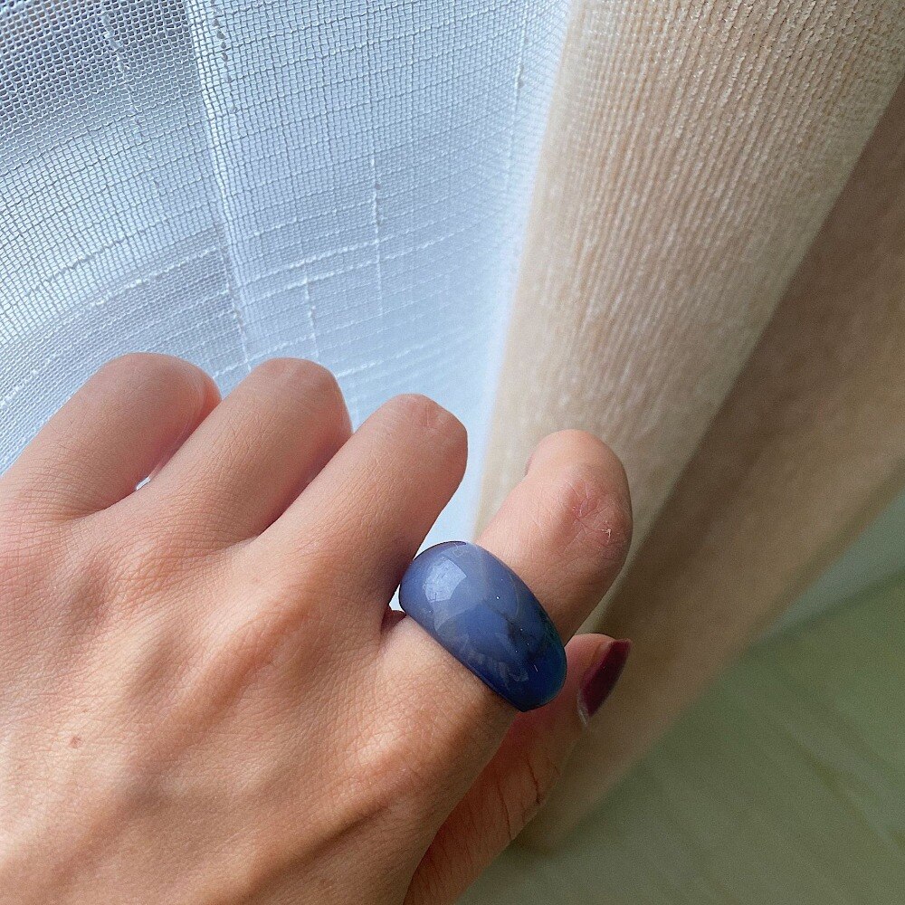 Transparent Marbled Ring