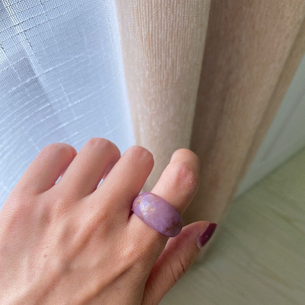 Transparent Marbled Ring