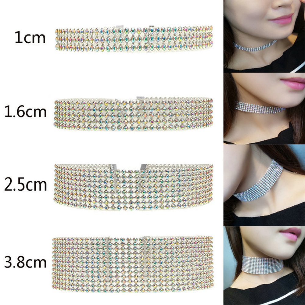 Women's Crystal Choker Necklace