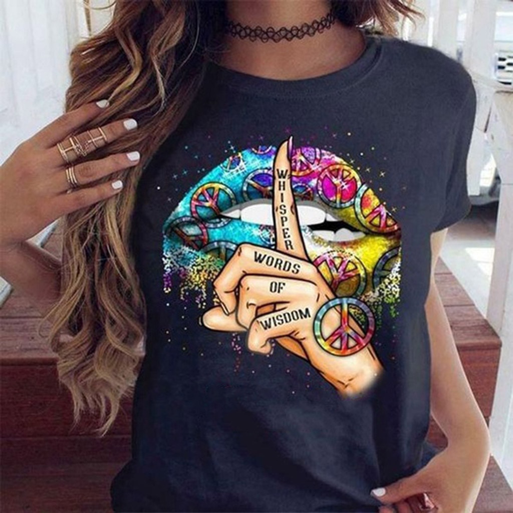 Women's T-Shirt with Wisdom Print