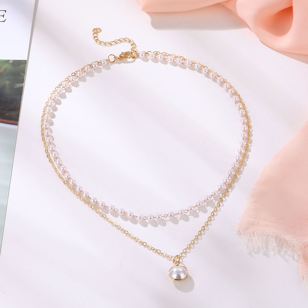 Women's Double Layer Chain Choker