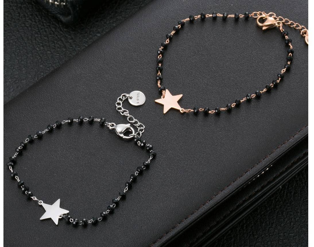 Women's Star / Clover Beaded Bracelet